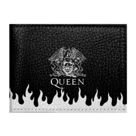 Обложка для студенческого билета с принтом QUEEN  в городе Новоалтайск, натуральная кожа | Размер: 11*8 см; Печать на всей внешней стороне | Тематика изображения на принте: queen | rock | we will rock you | брайан мэи | группа queen | группа квин | джон дикон | квин | королева | король | роджер тейлор | рок | фредди меркьюри