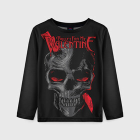 Детский лонгслив 3D с принтом Bullet For My Valentine в городе Новоалтайск, 100% полиэстер | длинные рукава, круглый вырез горловины, полуприлегающий силуэт
 | bullet | for | metalcore | my | rock | scream aim fire | tears | valentine | vevo | британская | группа | джейми матиас | джейсон джеймс | металу | мэттью так | ню