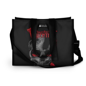 Сумка-шоппер 3D с принтом Bullet For My Valentine в городе Новоалтайск, 100% полиэстер | застегивается на металлическую кнопку; внутренний карман застегивается на молнию. Стенки укреплены специальным мягким материалом, чтобы защитить содержимое от несильных ударов
 | bullet | for | metalcore | my | rock | scream aim fire | tears | valentine | vevo | британская | группа | джейми матиас | джейсон джеймс | металу | мэттью так | ню
