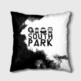Подушка 3D с принтом South Park в городе Новоалтайск, наволочка – 100% полиэстер, наполнитель – холлофайбер (легкий наполнитель, не вызывает аллергию). | состоит из подушки и наволочки. Наволочка на молнии, легко снимается для стирки | south park | sp | батерс | баттерс | гарисон | енот | кайл  брофловски | картман | кеннет | кенни | маки | макки | маккормик | марш | мистер | мистереон | мультфильм | полотенчик | ренди | саус парк | сауспарк