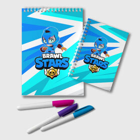 Блокнот с принтом BRAWL STARS MAX в городе Новоалтайск, 100% бумага | 48 листов, плотность листов — 60 г/м2, плотность картонной обложки — 250 г/м2. Листы скреплены удобной пружинной спиралью. Цвет линий — светло-серый
 | Тематика изображения на принте: 8 bit | 8 бит | bibi | brawl stars | crow | el brown | leon | leon shark | max | mr.p | sally leon | shark | stars | virus | werewolf | акула | биби | вирус | ворон | леон | оборотень | пингвин