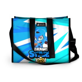 Сумка-шоппер 3D с принтом BRAWL STARS MAX в городе Новоалтайск, 100% полиэстер | застегивается на металлическую кнопку; внутренний карман застегивается на молнию. Стенки укреплены специальным мягким материалом, чтобы защитить содержимое от несильных ударов
 | 8 bit | 8 бит | bibi | brawl stars | crow | el brown | leon | leon shark | max | mr.p | sally leon | shark | stars | virus | werewolf | акула | биби | вирус | ворон | леон | оборотень | пингвин