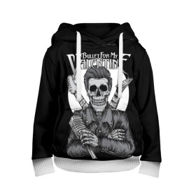 Детская толстовка 3D с принтом Bullet For My Valentine в городе Новоалтайск, 100% полиэстер | двухслойный капюшон со шнурком для регулировки, мягкие манжеты на рукавах и по низу толстовки, спереди карман-кенгуру с мягким внутренним слоем | bullet | for | metalcore | my | rock | scream aim fire | tears | valentine | vevo | британская | группа | джейми матиас | джейсон джеймс | металу | мэттью так | ню