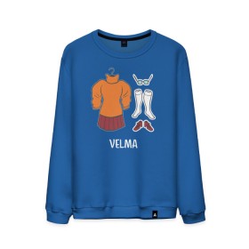 Мужской свитшот хлопок с принтом Velma в городе Новоалтайск, 100% хлопок |  | scooby doo | vdosadir | velma dinkle | велма динкли | скуби ду | уильям ханна