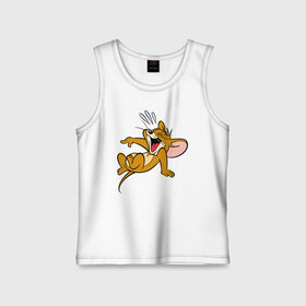 Детская майка хлопок с принтом Jerry в городе Новоалтайск,  |  | spike | tom  jerry | tom and jerry | tomjerry | tuffy | vdgerir | мамочка два тапочка | том и джери | том и джерри