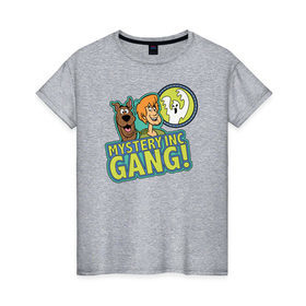 Женская футболка хлопок с принтом Mystery Inc Gang ! в городе Новоалтайск, 100% хлопок | прямой крой, круглый вырез горловины, длина до линии бедер, слегка спущенное плечо | scooby doo | shaggy | vdosadir | скуберт фон дуенхеймер | скуби ду | уильям ханна | шегги