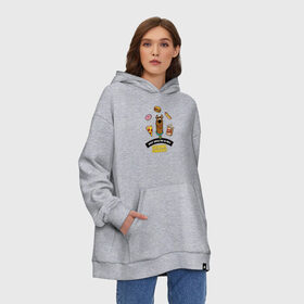 Худи SuperOversize хлопок с принтом Scooby Snack в городе Новоалтайск, 70% хлопок, 30% полиэстер, мягкий начес внутри | карман-кенгуру, эластичная резинка на манжетах и по нижней кромке, двухслойный капюшон
 | scooby doo | vdosadir | еда | пицца | скуберт фон дуенхеймер | скуби ду | уильям ханна