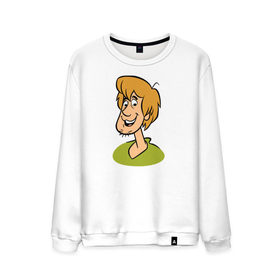 Мужской свитшот хлопок с принтом Shaggy в городе Новоалтайск, 100% хлопок |  | scooby doo | shaggy | vdosadir | скуби ду | шегги