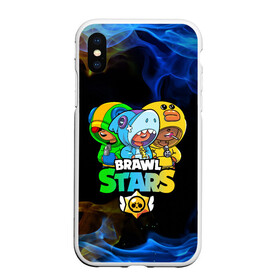 Чехол для iPhone XS Max матовый с принтом Brawl Stars Leon Trio в городе Новоалтайск, Силикон | Область печати: задняя сторона чехла, без боковых панелей | brawl stars | brawl stars leon | leon | leon green | leon sally | leon shark | бравл старс | леон | леон акула | леон огонь | леон салли | леон старс