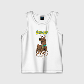 Детская майка хлопок с принтом Scooby-Doo в городе Новоалтайск,  |  | scooby doo | vdosadir | скуберт фон дуенхеймер | скуби ду | уильям ханна
