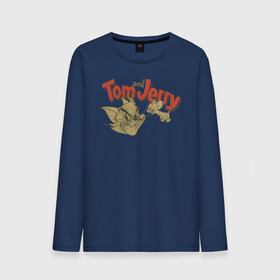 Мужской лонгслив хлопок с принтом Tom&Jerry retro в городе Новоалтайск, 100% хлопок |  | spike | tom  jerry | tom and jerry | tomjerry | tuffy | vdgerir | мамочка два тапочка | том и джери | том и джерри