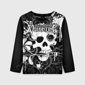 Детский лонгслив 3D с принтом Bullet For My Valentine в городе Новоалтайск, 100% полиэстер | длинные рукава, круглый вырез горловины, полуприлегающий силуэт
 | bullet | for | metalcore | my | rock | scream aim fire | tears | valentine | vevo | британская | группа | джейми матиас | джейсон джеймс | металу | мэттью так | ню