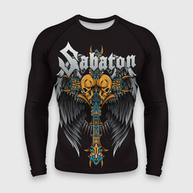 Мужской рашгард 3D с принтом SABATON в городе Новоалтайск,  |  | sabaton | даниель муллбак | йоаким броден | крис рёланд | оскар монтелиус | пэр сундстрём | рикард сунден | сабатон | тоббе энглунд | томми юханссон | ханнес ван дал