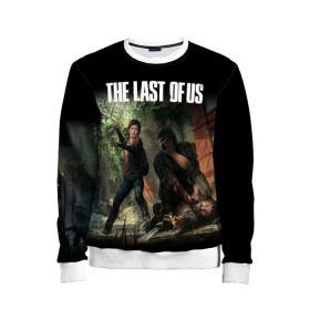 Детский свитшот 3D с принтом THE LAST OF US в городе Новоалтайск, 100% полиэстер | свободная посадка, прямой крой, мягкая тканевая резинка на рукавах и понизу свитшота | cicadas | fireflies | naughty dog | the last of us | the last of us part 2 | джоэл | последние из нас | цикады | элли