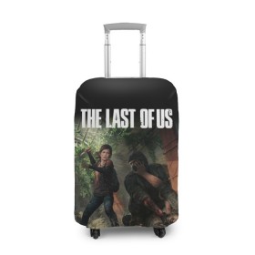 Чехол для чемодана 3D с принтом THE LAST OF US в городе Новоалтайск, 86% полиэфир, 14% спандекс | двустороннее нанесение принта, прорези для ручек и колес | cicadas | fireflies | naughty dog | the last of us | the last of us part 2 | джоэл | последние из нас | цикады | элли