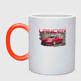 Кружка хамелеон с принтом MITSUBISHI LANCER в городе Новоалтайск, керамика | меняет цвет при нагревании, емкость 330 мл | Тематика изображения на принте: 3000gt | asx | carism | eclipse cross | evolution | l200 | lancer | mitsubishi | motorsport | outlander | pajero | sport | лансер | митсубиси | митсубиши | мицубиси | оутлендер | паджеро | спорт | эвалюшен | эво | эволюшин