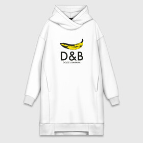 Платье-худи хлопок с принтом Dolce and Banana в городе Новоалтайск,  |  | banan | banana | dg | dolce banana | dolce gabana | dolce gabbana | антибренд | банан | бананы | гнилой | дольче габана | дольче габбана | крутая | модная | пародия | прикол | тренд