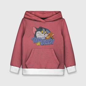 Детская толстовка 3D с принтом Tom and Jerry -  friends в городе Новоалтайск, 100% полиэстер | двухслойный капюшон со шнурком для регулировки, мягкие манжеты на рукавах и по низу толстовки, спереди карман-кенгуру с мягким внутренним слоем | spike | tom  jerry | tom and jerry | tomjerry | tuffy | vdgerir | мамочка два тапочка | том и джери | том и джерри