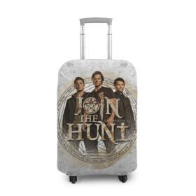 Чехол для чемодана 3D с принтом Join The Hunt в городе Новоалтайск, 86% полиэфир, 14% спандекс | двустороннее нанесение принта, прорези для ручек и колес | Тематика изображения на принте: 