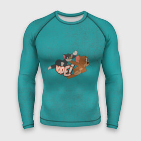Мужской рашгард 3D с принтом Nope в городе Новоалтайск,  |  | spike | tom  jerry | tom and jerry | tomjerry | tuffy | vdgerir | мамочка два тапочка | том и джери | том и джерри