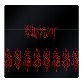 Магнитный плакат 3Х3 с принтом Slipknot (5) в городе Новоалтайск, Полимерный материал с магнитным слоем | 9 деталей размером 9*9 см | devil | metal | music | rock | satana | slipknot | дьявол | метал | музыка | рок | сатана | слипкнот