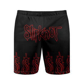 Мужские шорты спортивные с принтом Slipknot (5) в городе Новоалтайск,  |  | devil | metal | music | rock | satana | slipknot | дьявол | метал | музыка | рок | сатана | слипкнот