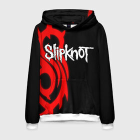 Мужская толстовка 3D с принтом Slipknot (7) в городе Новоалтайск, 100% полиэстер | двухслойный капюшон со шнурком для регулировки, мягкие манжеты на рукавах и по низу толстовки, спереди карман-кенгуру с мягким внутренним слоем. | devil | metal | music | rock | satana | slipknot | дьявол | метал | музыка | рок | сатана | слипкнот