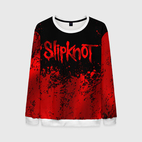 Мужской свитшот 3D с принтом Slipknot (9) в городе Новоалтайск, 100% полиэстер с мягким внутренним слоем | круглый вырез горловины, мягкая резинка на манжетах и поясе, свободная посадка по фигуре | devil | metal | music | rock | satana | slipknot | дьявол | метал | музыка | рок | сатана | слипкнот