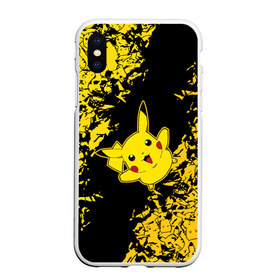 Чехол для iPhone XS Max матовый с принтом Пикачу (Oko) в городе Новоалтайск, Силикон | Область печати: задняя сторона чехла, без боковых панелей | Тематика изображения на принте: 2020 | go | oko | pikachu | pokemon | герой | го | детектив | другой | игра | игровой | игрок | майнкрафт | мир | мультик | мультфильм | новый | око | пика | пикачу | планета | покемон | портал | телепорт | топ | фильм