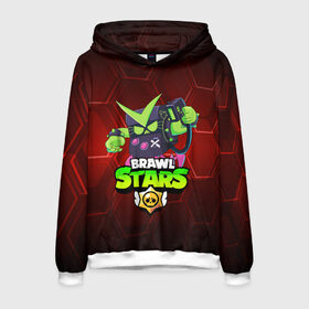 Мужская толстовка 3D с принтом BRAWL STARS VIRUS 8-BIT в городе Новоалтайск, 100% полиэстер | двухслойный капюшон со шнурком для регулировки, мягкие манжеты на рукавах и по низу толстовки, спереди карман-кенгуру с мягким внутренним слоем. | 8 bit | 8 бит | bibi | brawl stars | crow | el brown | leon | leon shark | max | mr.p | sally leon | shark | stars | virus | werewolf | акула | биби | вирус | ворон | леон | оборотень | пингвин