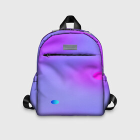 Детский рюкзак 3D с принтом NEON GRADIENT в городе Новоалтайск, 100% полиэстер | лямки с регулируемой длиной, сверху петелька, чтобы рюкзак можно было повесить на вешалку. Основное отделение закрывается на молнию, как и внешний карман. Внутри дополнительный карман. По бокам два дополнительных кармашка | abstract | abstraction | color | fractal | geometry | paitnt | polygon | polygonal | psy | абстракция | геометрия | краски | неоновые | полигоны | психоделика | фрактал