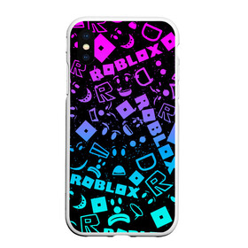 Чехол для iPhone XS Max матовый с принтом Roblox в городе Новоалтайск, Силикон | Область печати: задняя сторона чехла, без боковых панелей | dynablocks | for kids | funny | roblox | robux | roleplay | белый | блоки | вселенная | герои | красный | кубики | роблокс | симулятор