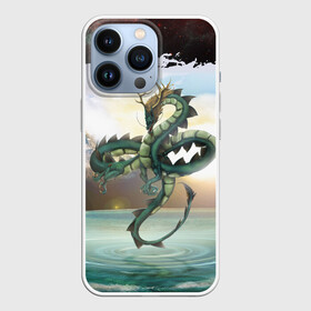 Чехол для iPhone 13 Pro с принтом Дракон | Dragon в городе Новоалтайск,  |  | dragon | monster | драго | дракон | космический дракон | монстр | огнедыщащий | прикольная картинка | чудовище | японский дракон | ящерица