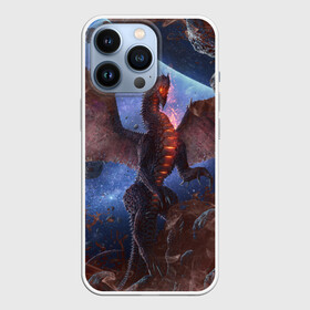 Чехол для iPhone 13 Pro с принтом SPACE FIRE DRAGO | КОСМИЧЕСКИЙ ОГНЕННЫЙ ДРАКОН в городе Новоалтайск,  |  | dragon | fire | monster | space | драго | дракон | космический | космос | монстр | огнедыщащий | огонь | прикольная картинка | чудовище | ящерица