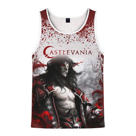 Мужская майка 3D с принтом Castlevania в городе Новоалтайск, 100% полиэстер | круглая горловина, приталенный силуэт, длина до линии бедра. Пройма и горловина окантованы тонкой бейкой | castlevania | аниме | кастлваниа | кяссуруваниа | сериал | фэнтази