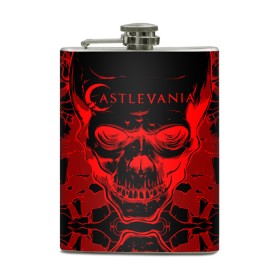 Фляга с принтом Castlevania в городе Новоалтайск, металлический корпус | емкость 0,22 л, размер 125 х 94 мм. Виниловая наклейка запечатывается полностью | Тематика изображения на принте: alucard | castlevania | dracula | ultimate | алукард | аниме | ван | дракула | кастлвания | хеллсинг