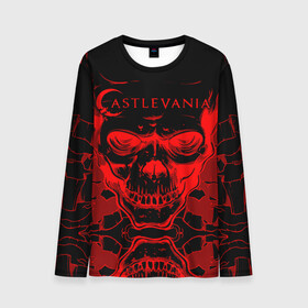 Мужской лонгслив 3D с принтом Castlevania red в городе Новоалтайск, 100% полиэстер | длинные рукава, круглый вырез горловины, полуприлегающий силуэт | Тематика изображения на принте: alucard | castlevania | dracula | ultimate | алукард | аниме | ван | дракула | кастлвания | хеллсинг