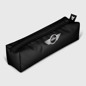 Пенал 3D с принтом MINI COOPER CARBON в городе Новоалтайск, 100% полиэстер | плотная ткань, застежка на молнии | auto | bmw | carbon | motorspminicooper | motorsport | rt | авто | автомобиль | бмв | карбон | мини | миник | миникупер | моторспорт