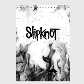 Скетчбук с принтом SLIPKNOT в городе Новоалтайск, 100% бумага
 | 48 листов, плотность листов — 100 г/м2, плотность картонной обложки — 250 г/м2. Листы скреплены сверху удобной пружинной спиралью | Тематика изображения на принте: slipknot | джей вайнберг | джеймс рут | джои джордисон | донни стили | кори тейлор | крис фен | крэйг джонс | мик томсон | пол греи | слипкнот | шон крэхан