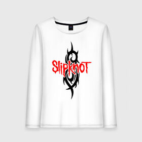 Женский лонгслив хлопок с принтом SLIPKNOT в городе Новоалтайск, 100% хлопок |  | slipknot | джей вайнберг | джеймс рут | джои джордисон | донни стили | кори тейлор | крис фен | крэйг джонс | мик томсон | пол греи | слипкнот | шон крэхан