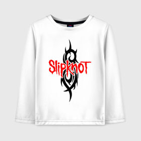Детский лонгслив хлопок с принтом SLIPKNOT в городе Новоалтайск, 100% хлопок | круглый вырез горловины, полуприлегающий силуэт, длина до линии бедер | slipknot | джей вайнберг | джеймс рут | джои джордисон | донни стили | кори тейлор | крис фен | крэйг джонс | мик томсон | пол греи | слипкнот | шон крэхан