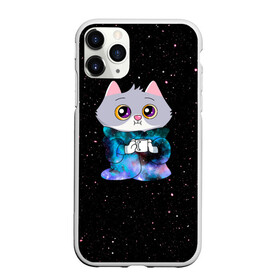 Чехол для iPhone 11 Pro Max матовый с принтом Котёнок в пледе в городе Новоалтайск, Силикон |  | Тематика изображения на принте: cat | kitty | в пледе | кот | кот в пледе | котенок | котёнок в | котик | кошка | с кружкой | с чашкой | сберкот | сберкот с кружкой | со стаканом | стикер | стикер со сберкотом