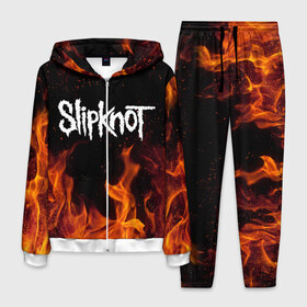 Мужской костюм 3D с принтом SLIPKNOT в городе Новоалтайск, 100% полиэстер | Манжеты и пояс оформлены тканевой резинкой, двухслойный капюшон со шнурком для регулировки, карманы спереди | slipknot | джей вайнберг | джеймс рут | джои джордисон | донни стили | кори тейлор | крис фен | крэйг джонс | мик томсон | пол греи | слипкнот | шон крэхан