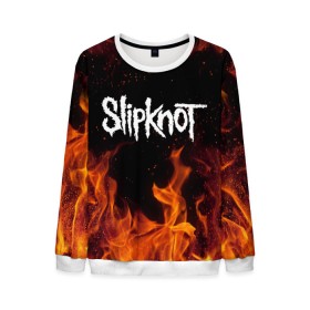 Мужской свитшот 3D с принтом SLIPKNOT в городе Новоалтайск, 100% полиэстер с мягким внутренним слоем | круглый вырез горловины, мягкая резинка на манжетах и поясе, свободная посадка по фигуре | slipknot | джей вайнберг | джеймс рут | джои джордисон | донни стили | кори тейлор | крис фен | крэйг джонс | мик томсон | пол греи | слипкнот | шон крэхан