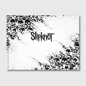 Альбом для рисования с принтом SLIPKNOT в городе Новоалтайск, 100% бумага
 | матовая бумага, плотность 200 мг. | Тематика изображения на принте: slipknot | джей вайнберг | джеймс рут | джои джордисон | донни стили | кори тейлор | крис фен | крэйг джонс | мик томсон | пол греи | слипкнот | шон крэхан