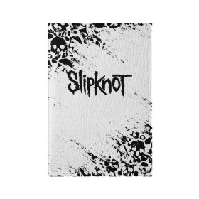 Обложка для паспорта матовая кожа с принтом SLIPKNOT в городе Новоалтайск, натуральная матовая кожа | размер 19,3 х 13,7 см; прозрачные пластиковые крепления | slipknot | джей вайнберг | джеймс рут | джои джордисон | донни стили | кори тейлор | крис фен | крэйг джонс | мик томсон | пол греи | слипкнот | шон крэхан