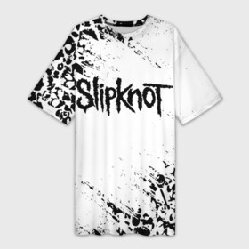 Платье-футболка 3D с принтом SLIPKNOT | СЛИПКНОТ в городе Новоалтайск,  |  | slipknot | джей вайнберг | джеймс рут | джои джордисон | донни стили | кори тейлор | крис фен | крэйг джонс | мик томсон | пол греи | слипкнот | шон крэхан
