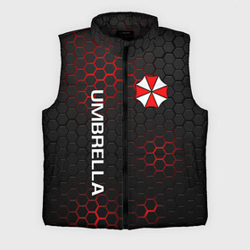 Мужской жилет утепленный 3D с принтом UMBRELLA CORP в городе Новоалтайск,  |  | ada wong | biohazard | leon | nemesis | project resistance | raccoon city | re | re3 | resident evil | resident evil 3 | rpd | stars | umbrella | ада вонг | амбрелла | немезис | ужасы