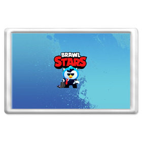 Магнит 45*70 с принтом Brawl Stars : Mr.P в городе Новоалтайск, Пластик | Размер: 78*52 мм; Размер печати: 70*45 | brawl stars | mr p | бравл старс | игра | мистер пи | мистер пингвин | персонаж | пингвин
