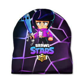 Шапка 3D с принтом BRAWL STARS BIBI в городе Новоалтайск, 100% полиэстер | универсальный размер, печать по всей поверхности изделия | bibi | brawl | brawl stars | crow | leon | max | sally | shark | stars | акула | биби | бравл | бравл старс | браво старс | игра | компьютерная | кров | леон | леон акула | старс | шарк